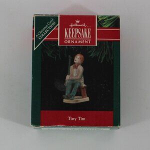 Vintage Hallmark Tiny Tim Christmas Ornament 1991